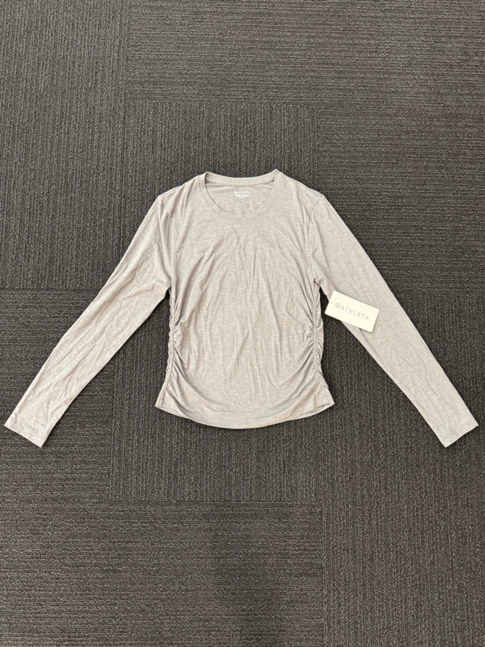 Athleta Heather Gray Long Sleeve Top Size M